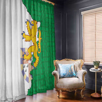 Radnorshire Wales Window Curtain Map and Emblem Celtic Style - Wonder Print Shop