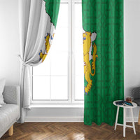 Radnorshire Wales Window Curtain Map and Emblem Celtic Style - Wonder Print Shop