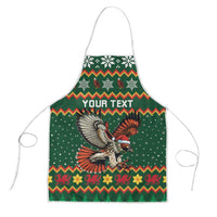 Personalized Radnorshire Wales Christmas Apron Red-Tailed Hawk Design - Wonder Print Shop