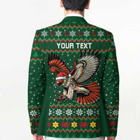 Personalized Radnorshire Wales Christmas Blazer Red-Tailed Hawk Design - Wonder Print Shop