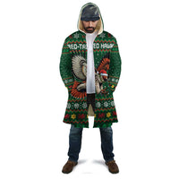 Personalized Radnorshire Wales Christmas Cloak Red-Tailed Hawk Design - Wonder Print Shop