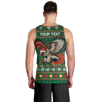 Personalized Radnorshire Wales Christmas Men Tank Top Red-Tailed Hawk Design - Wonder Print Shop