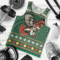 Personalized Radnorshire Wales Christmas Men Tank Top Red-Tailed Hawk Design - Wonder Print Shop