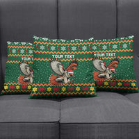 Personalized Radnorshire Wales Christmas Pillow Cover Red-Tailed Hawk Design - Wonder Print Shop