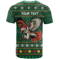 Personalized Radnorshire Wales Christmas T Shirt Red-Tailed Hawk Design - Wonder Print Shop