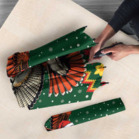 Personalized Radnorshire Wales Christmas Umbrella Red-Tailed Hawk Design - Wonder Print Shop