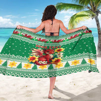 Personalized Wales Christmas Sarong Cute Red Welsh Dragon and Daffodils - Wonder Print Shop