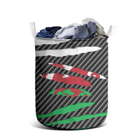 Wales Beast Laundry Basket Ripped Flag Graphic - Wonder Print Shop