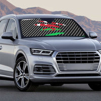 Wales Beast Auto Sun Shade Ripped Flag Graphic - Wonder Print Shop