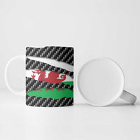 Wales Beast Ceramic Mug Ripped Flag Graphic - Wonder Print Shop