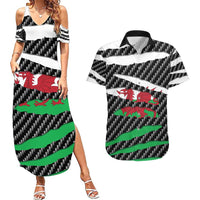 Wales Beast Couples Matching Summer Maxi Dress and Hawaiian Shirt Ripped Flag Graphic - Wonder Print Shop