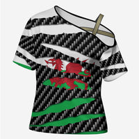 Wales Beast Cross Shoulder Shirt Ripped Flag Graphic - Wonder Print Shop