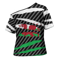 Wales Beast Cross Shoulder Shirt Ripped Flag Graphic - Wonder Print Shop