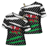 Wales Beast Cross Shoulder Shirt Ripped Flag Graphic - Wonder Print Shop