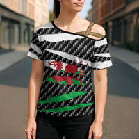 Wales Beast Cross Shoulder Shirt Ripped Flag Graphic - Wonder Print Shop