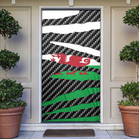 Wales Beast Door Cover Ripped Flag Graphic - Wonder Print Shop