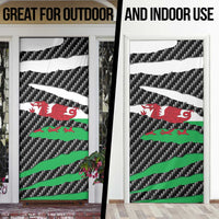 Wales Beast Door Cover Ripped Flag Graphic - Wonder Print Shop
