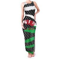 Wales Beast Family Matching Tank Maxi Dress and Hawaiian Shirt Ripped Flag Graphic - Wonder Print Shop