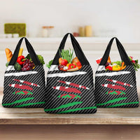 Wales Beast Grocery Bag Ripped Flag Graphic - Wonder Print Shop