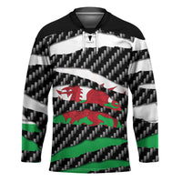 Wales Beast Hockey Jersey Ripped Flag Graphic - Wonder Print Shop