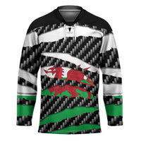 Wales Beast Hockey Jersey Ripped Flag Graphic - Wonder Print Shop
