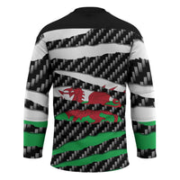 Wales Beast Hockey Jersey Ripped Flag Graphic - Wonder Print Shop