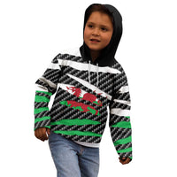 Wales Beast Kid Hoodie Ripped Flag Graphic - Wonder Print Shop
