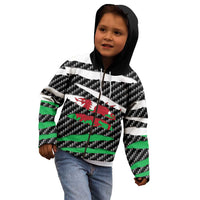 Wales Beast Kid Hoodie Ripped Flag Graphic - Wonder Print Shop