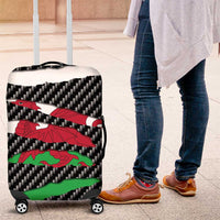 Wales Beast Luggage Cover Ripped Flag Graphic - Wonder Print Shop