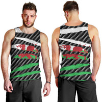 Wales Beast Men Tank Top Ripped Flag Graphic - Wonder Print Shop