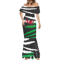 Wales Beast Mermaid Dress Ripped Flag Graphic - Wonder Print Shop