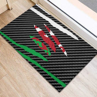 Wales Beast Rubber Doormat Ripped Flag Graphic - Wonder Print Shop