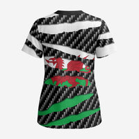 Wales Beast Scrub Top Ripped Flag Graphic - Wonder Print Shop
