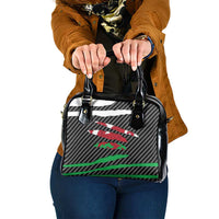 Wales Beast Shoulder Handbag Ripped Flag Graphic - Wonder Print Shop