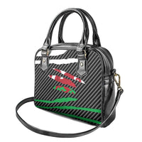 Wales Beast Shoulder Handbag Ripped Flag Graphic - Wonder Print Shop