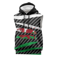 Wales Beast Sleeveless Hoodie Ripped Flag Graphic - Wonder Print Shop