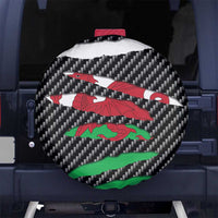 Wales Beast Spare Tire Cover Ripped Flag Graphic - Wonder Print Shop
