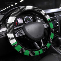 Wales Beast Steering Wheel Cover Ripped Flag Graphic - Wonder Print Shop