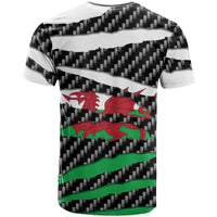 Wales Beast T Shirt Ripped Flag Graphic - Wonder Print Shop