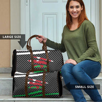 Wales Beast Travel Bag Ripped Flag Graphic - Wonder Print Shop