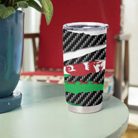 Wales Beast Tumbler Cup Ripped Flag Graphic - Wonder Print Shop