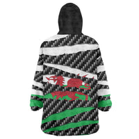 Wales Beast Wearable Blanket Hoodie Ripped Flag Graphic - Wonder Print Shop