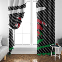 Wales Beast Window Curtain Ripped Flag Graphic - Wonder Print Shop