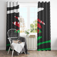 Wales Beast Window Curtain Ripped Flag Graphic - Wonder Print Shop