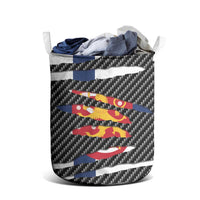 Finland Beast Laundry Basket Ripped Flag Graphic - Wonder Print Shop