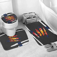 Finland Beast Bathroom Set Ripped Flag Graphic - Wonder Print Shop