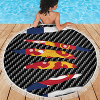 Finland Beast Beach Blanket Ripped Flag Graphic - Wonder Print Shop