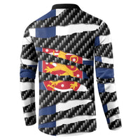 Finland Beast Button Sweatshirt Ripped Flag Graphic - Wonder Print Shop