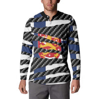 Finland Beast Button Sweatshirt Ripped Flag Graphic - Wonder Print Shop