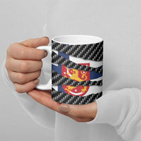 Finland Beast Ceramic Mug Ripped Flag Graphic - Wonder Print Shop